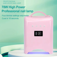 Lampe UV LED sans fil rechargeable haute puissance 78W pour séchage rapide des ongles – Fabricant d'outils pour ongles