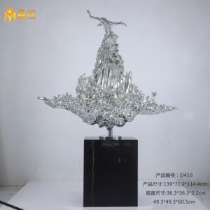 JingYue Sculpture de décoration abstraite imprimée en 3D personnalisée Artisanat en résine fait à la main pour le salon Hôtel Villa <span class=keywords><strong>Club</strong></span> Décor - Product Image 2