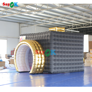 Sayok เต็นท์ทรงกล้องพร้อมเครื่องเป่าลมสำหรับโฆษณาแบบพับได้สีดำ11.5x9.2x8.2ft - Product Image 4