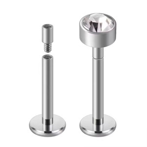 Asta di Estensione in Titanio ASTM F136 con Filettatura Interna per Piercing di Labbra, Lingua, Orecchio, Ombelico, Trago - Accessori per Gioielli all'Ingrosso - Product Image 3
