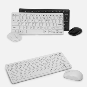 Giá Rẻ Mini 1600Dpi 2.4G USB Ergonomic Đa Phương Tiện Văn Phòng Nhỏ Xách Tay PC Máy Tính Mini Set Combos Không Dây Bàn Phím Và Chuột - Product Image 2
