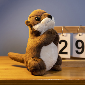Peluche de <span class=keywords><strong>Nutria</strong></span> Marina para Bebés, Diseño Lindo, Fabricación OEM/ODM, Certificación CE/CPC - Product Image 5