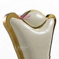 Chaises de mariage durables en acier inoxydable personnalisées en usine 2026 pour hôtels, halls d'entrée, appartements, hôpitaux - Blanc, vente en gros depuis la Chine