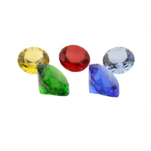 new hot sale elegant wholesale crystal diamond paperweights 20 mm crystal paper weight