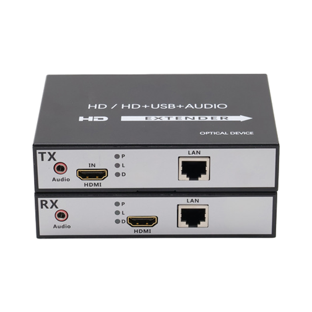 HD Video & Audio for HD MI 1080P 30HZ 60HZ Network Ethernet Extender 150M Range CCTV Fiber Optic Media Converter