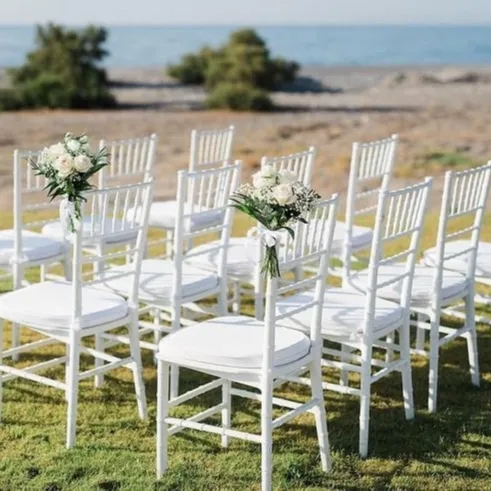 White tiffany chair hotsell