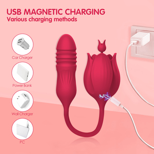 Vibromasseur pour femmes 2 en 1 stimulateur de succion de Clitoris point <span class=keywords><strong>G</strong></span> puissant <span class=keywords><strong>Vibro</strong></span> gode baguette femme clitoris ventouse produits pour adultes jouets sexuels - Product Image 4