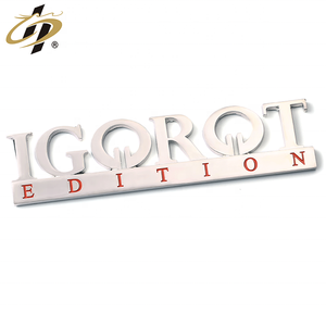 Insignia de metal de aleación de zinc para coche, insignia de plata de esmalte suave, cromado, 3D, hecho a medida - Product Image 2