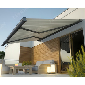 Cubierta de terraza motorizada de casete completo para exteriores con brazo plegable retráctil Toldo de pérgola de pavo Toldo de lluvia retráctil - Product Image 6
