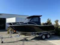 6.25m 21ft bateau en aluminium pêche Offshore bateau d'entrée à cabine ouverte