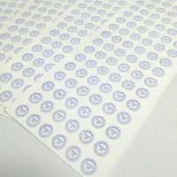 Étiquettes autocollantes en PVC anti-effraction avec date, personnalisables, conformes aux normes de contrôle qualité (QC)