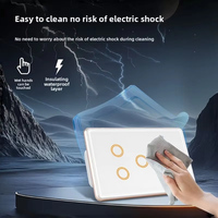 Interrupteur intelligent Tuya Zigbee 118/120, interrupteur mural tactile intelligent, commande à distance par application, 1 2 3 4 5 6 gang, 2 voies, commande vocale