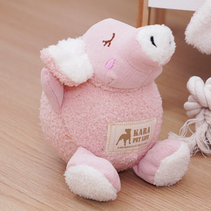 Jouets pour chiens qui font des sons, en peluche, à mâcher et durables, pour chiens de petite, moyenne et grande taille, pour l'auto-entretenement et - Product Image 1