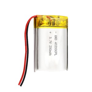 Batería de Litio Líquido XND 402030 de 3.7V 200mAh con Protección Contra Sobrecarga LiFePO4 para Dispositivos de Belleza, Auriculares Bluetooth y Altavoces - Product Image 2
