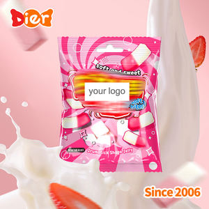 Caramelos al por mayor etiqueta privada personalizada Venta caliente caramelo de goma coreano jalea dulces fresa y leche sabor azúcar OEM/ODM - Product Image 5