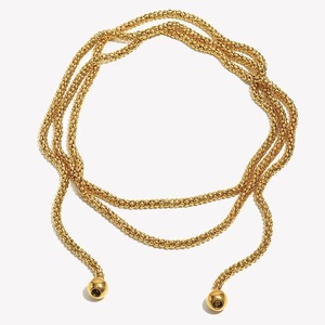 Collana in Acciaio Inossidabile Impermeabile Zhongzhe, Stile Robusto Intrecciato Bicolore, Catena Spessa Personalizzata alla Moda - Product Image 4