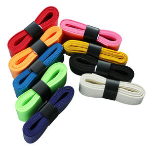 Cordones planos de color sólido para tenis, bádminton, cinta de agarre para raqueta, envoltura antideslizante para el mango, material de tela HT009 - Product Image 4