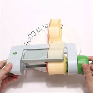 Éminceur de cuisine multifonctionnel créatif et élégant, pratique, manuel, amovible, pour fruits et légumes, lame en acier inoxydable PP - Product Image 5