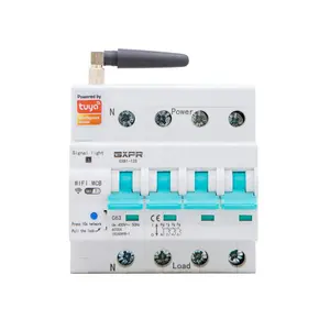 GXPR-disyuntor Wifi controlado por control remoto, MCB Ewelink, interruptor de alimentación de teléfono 110V 220V 230V 400V 4pole MINI CN;ZHE