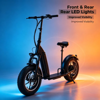 Vente en gros de trottinettes électriques à pneus larges 350W 48V avec batterie au lithium amovible, vitesse maximale de 32 km/h, trottinette électrique pour adultes, usine OEM