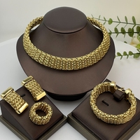 OR29792 Derniers bijoux de mode, ensembles de bijoux brésiliens, collier en laiton en gros pour femme