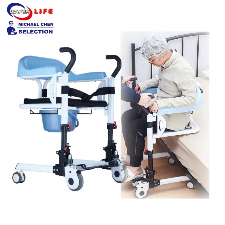 كرسي نقل المرضى الشلل متعدد الوظائف ، معدات صحية, كرسي نقل متحرك لعلاج الشلل ، كرسي العناية بالمعاقين