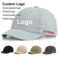 Casquettes de baseball personnalisées brodées, casquettes à visière courte de haute qualité, vente chaude, casquettes de golf pour hommes