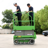 Plateforme élévatrice à ciseaux électrique hydraulique autopropulsée Skyjack à levage moyen, portable, pour l'automobile, vente en gros directe
