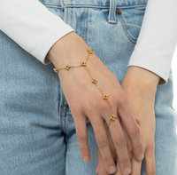 Inspire Bijoux en acier inoxydable Prix de gros Bijoux étanches Chaîne à main au henné Bijoux à la mode Cadeau pour les femmes