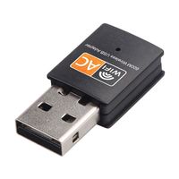 Adaptador USB Wifi Inalámbrico de 600M, Tarjeta de Red Inalámbrica de 600M, Adaptador USB Wlan Inalámbrico AC para Windows