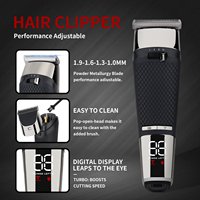 HIENA-HT-11 mesin pencukur rambut elektrik nirkabel, mesin pemotong rambut, Kit perawatan tukang cukur profesional, pengisian daya USB, harga pabrik