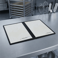 Couverture de menu Double Bistro en PVC 8.5*11 des fournisseurs de Yimi pour hôtels et restaurants