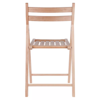 Chaise pliante d'appoint en bois massif écologique, taille personnalisée, style design moderne Furaka, pour mariages, événements, balcon