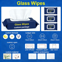 Paños de Limpieza de Vidrio Desechables, Sin Pelusas, Extra Suaves, de Secado Rápido, Sin Rayas, con Certificación CE, para Detallado de Automóviles, Ventanas, Espejos y Vidrio