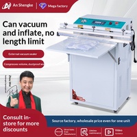 Machine d'emballage sous vide externe Anshengke pour sacs plastiques, couettes, vestes, vêtements de protection, poupées, articles électroniques et gonflables – Garantie 1 an