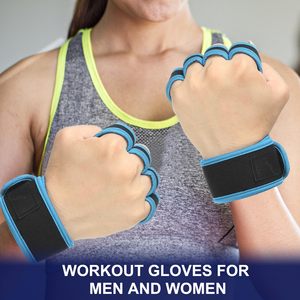 Gants d'entraînement <span class=keywords><strong>de</strong></span> <span class=keywords><strong>sport</strong></span> en croix pour fermeture velcro rembourrage en silicone imperméable soutien-poignet sans callosités pour entraînement <span class=keywords><strong>de</strong></span> gymnastique pour hommes - Product Image 4
