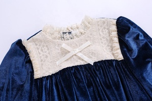 2021 primavera lindo Boutique <span class=keywords><strong>ropa</strong></span> de los niños vestido de las niñas, de 12 años de terciopelo bebé niñas vestido de <span class=keywords><strong>bautizo</strong></span> - Product Image 4