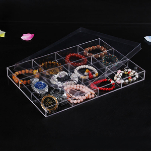 Caja de Joyería Acrílica Transparente Personalizable, Almacenamiento y Exhibición de Artículos de Varios Tamaños - Product Image 6