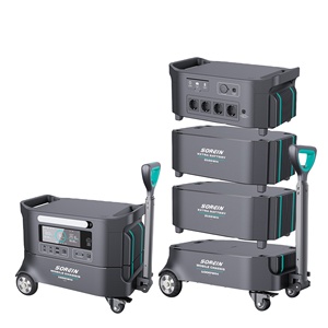 Generador Solar Portátil de Respaldo para Camping, Estación de Energía de 2000W, Estación de Energía para Exteriores de 220V, Estación de Energía de 2400W - Product Image 1