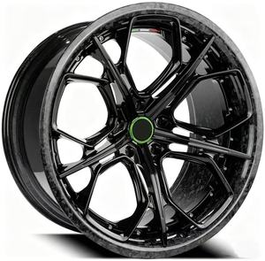 ล้อแม็กซ์ Sailen Forged Alloy ขนาด 5x100 5x112 5x114.3 สำหรับรถสปอร์ต ขนาดสั่งทำพิเศษ สีดำกึ่งเงา แบบเว้า - Product Image 1