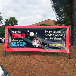 Kích Thước Lớn Tùy Chỉnh Kinh Doanh Ngoài Trời Thể Thao Flex Vinyl <span class=keywords><strong>PVC</strong></span> Lưới Lớn Biểu Ngữ Logo In Kỹ Thuật Số Dịch Vụ Dấu Hiệu Biểu Ngữ - Product Image 1