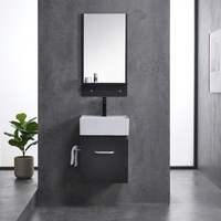 Meuble de rangement moderne étanche avec tiroirs, en MDF, pour salle de bain, lavabo et toilettes