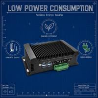 Computadora Industrial Integrada Sin Ventilador YCT con WiFi, Doble COM RS232, GPIO, USB 3.0 para Sistemas de Seguridad, IoT Gateway