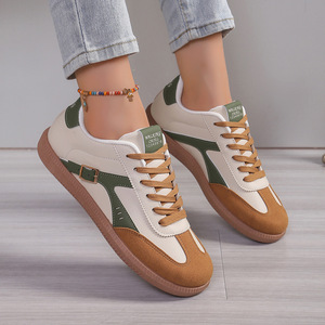 <span class=keywords><strong>Scarpe</strong></span> Casual da <span class=keywords><strong>Donna</strong></span> Europee e Americane, Taglia Grande, Classiche con Punta Rotonda, Lacci e Suola Piatta - Product Image 3