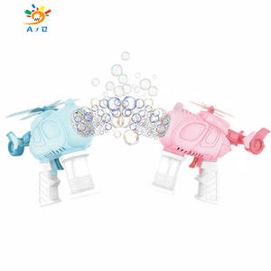 אקדח בועות חשמלי צבעוני לילדים, דגם פנדה, הרכבה ופירוק עצמי של רכיבים, מתנה לילדים מבית AJB - Product Image 2