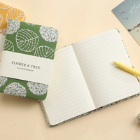 Couverture en tissu doux Livre en lin Carnet de luxe Fournitures de journalisation