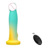 Vibrierender Dildo Erwachsenen-Sexspielzeug Ein-Tasten-Orgasmus Realistischer Dildo-Vibrator für Frauen G-Punkt Klitoris Männer Anal Prostata Stimulation