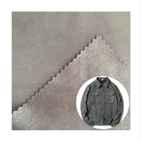 Tissu en suède extensible 100 % polyester 300 GSM en gros pour vêtements, ameublement, textile de maison et tissu d'extérieur