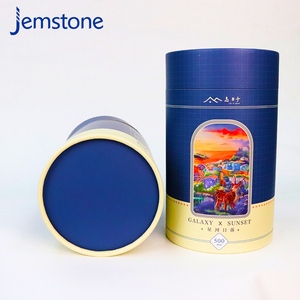 Venta al por mayor de China 100% tubo de papel de embalaje impreso en color personalizado biodegradable reciclado con tapa - Product Image 5