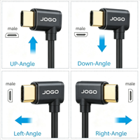 Câble Moniteur Haute Vitesse Ultra Fin Flexible à Angle Droit 90 Degrés 4K 60Hz avec Connecteurs PVC Plaqués Or 2.0 – Approvisionnement Direct Usine